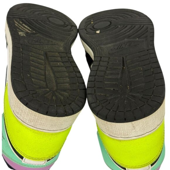 Nike Jordan 1 Mid GS Pastel Volt Green Glow Black Size 6Y 2021 554725-175 - Picture 15 of 16